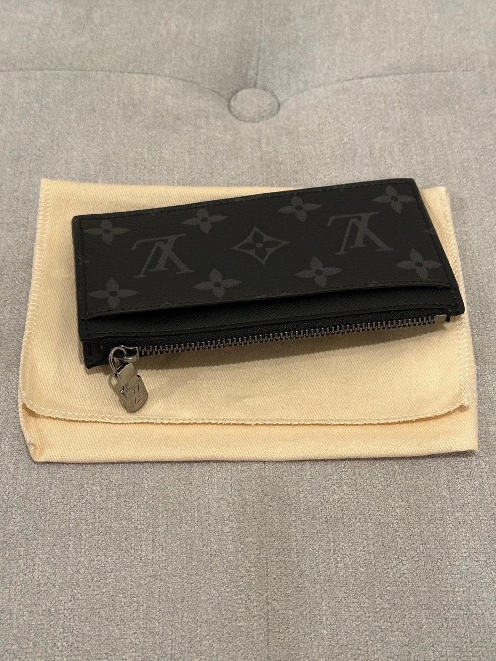 Louis Vuitton Monogram Eclipse Coin Card Holder